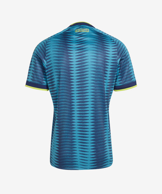 Colombia National Team Away Short Sleeve Jersey Blue