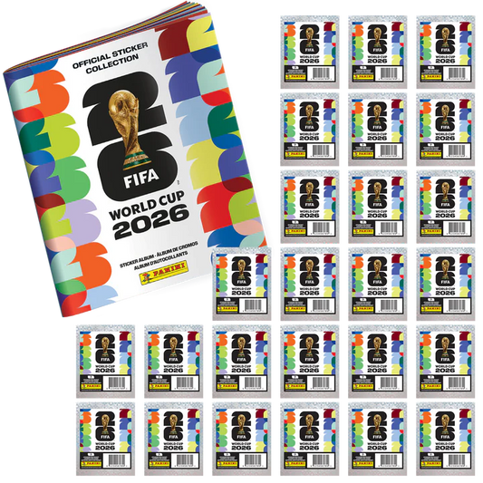 Fifa World Cup 2026 PANINI - Album + 25 Packs Stickers