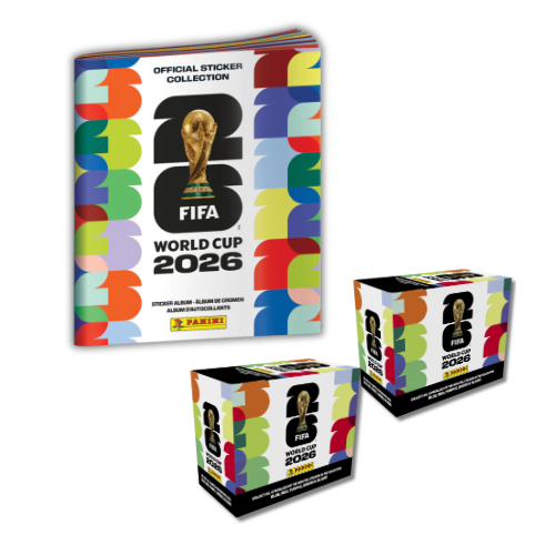 Panini Fifa World Cup 2026 Album + 2 Box of 50 Packs Stickers